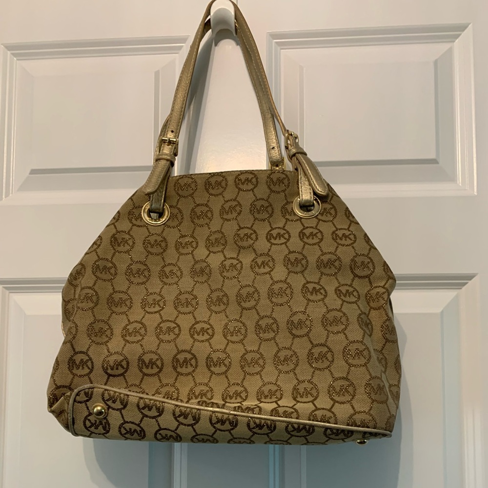 Michael Kors gold purse